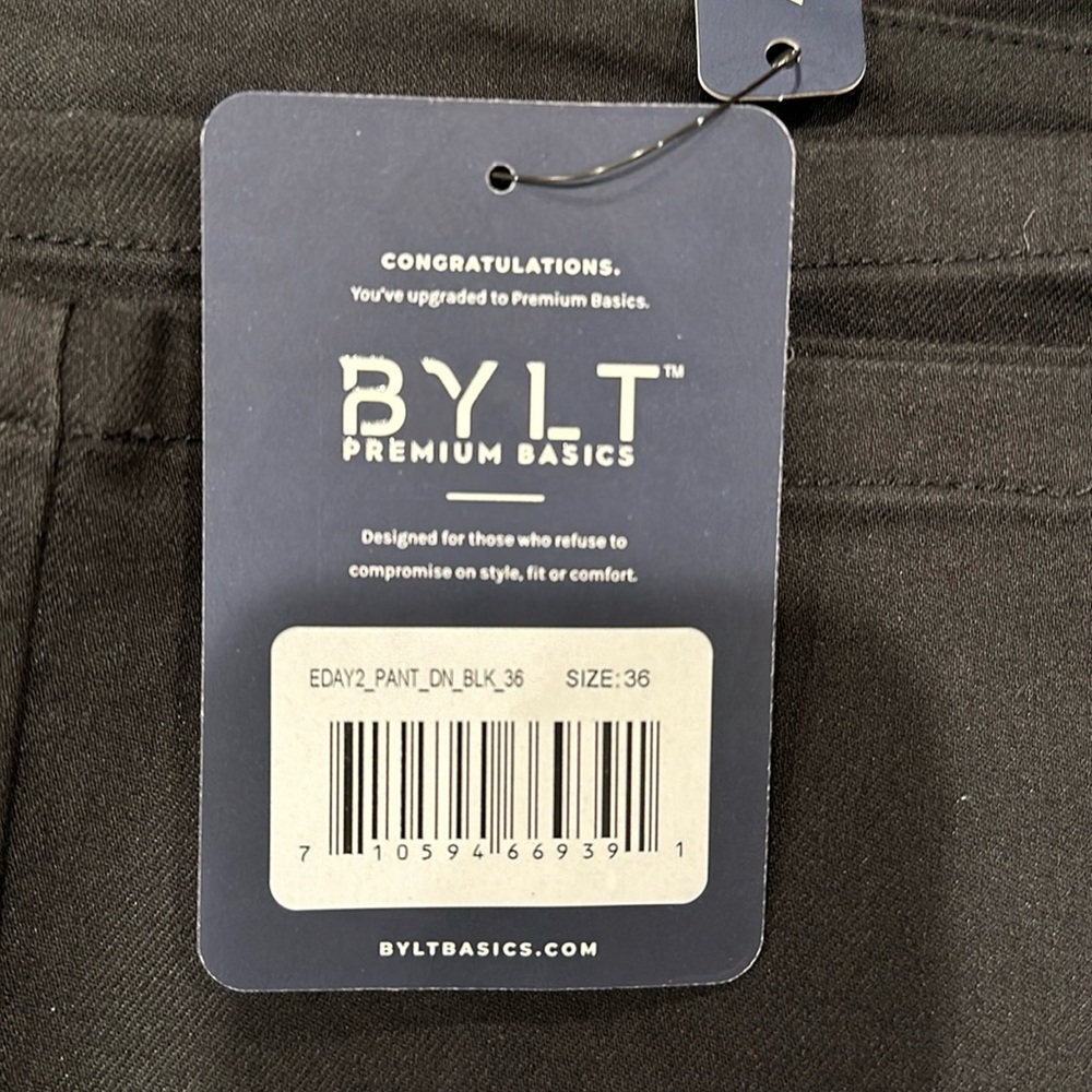 BYLT Basics Black Men's Pants